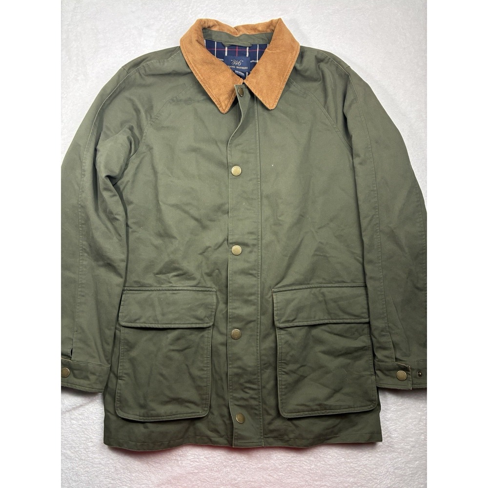 Brooks Brothers 346 Barn Jacket Men's M Corduroy Collar Lined Chore Coat
